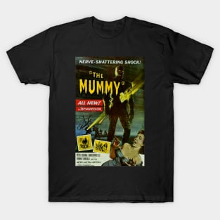 Classic Horror Movie Poster - The Mummy T-Shirt